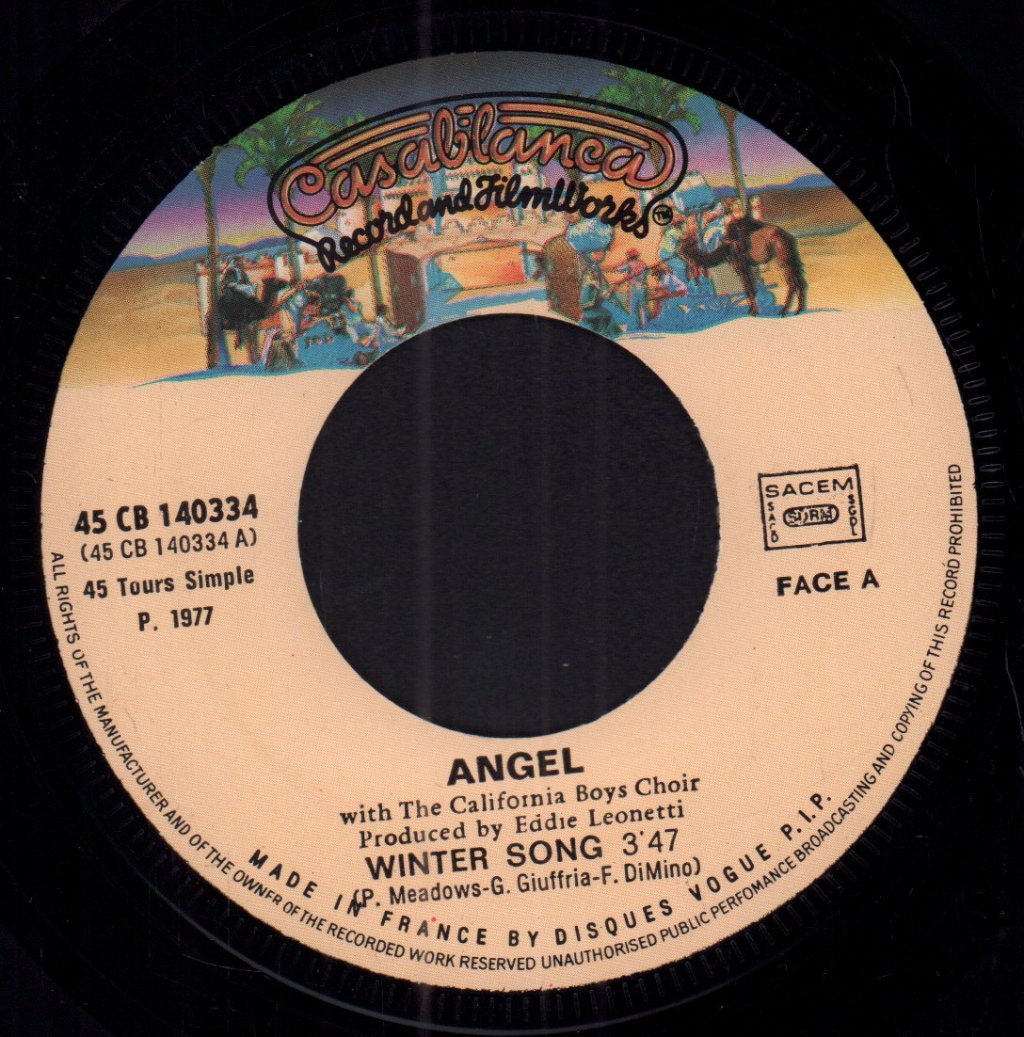 Angel (Rock Group) - Winter Song - 7 Inch