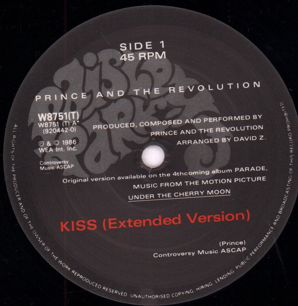 Prince - Kiss - 12 Inch