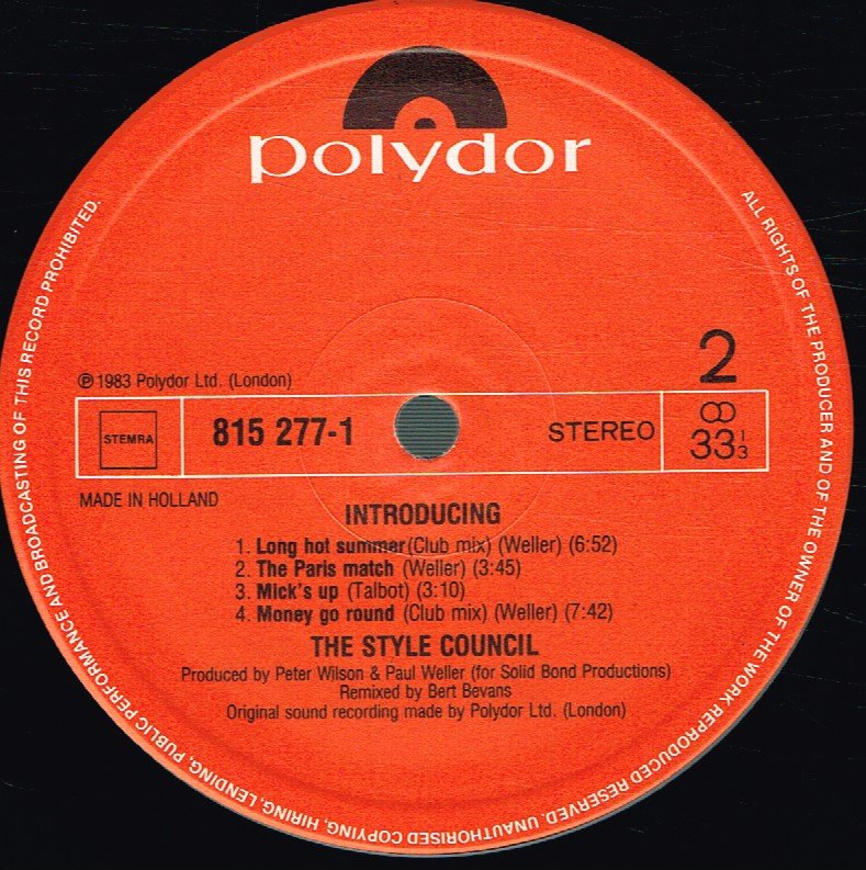 Style Council - Introducing - Lp