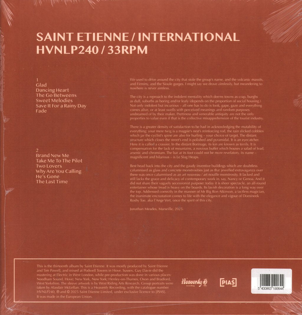 Saint Etienne - International - Lp