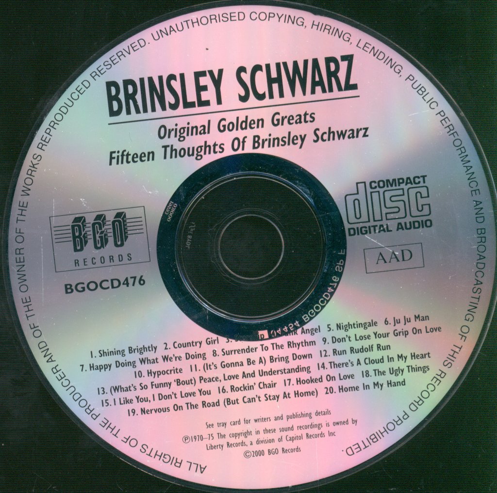 Brinsley Schwarz - Original Golden Greats / Fifteen Thoughts Of Brinsley Schwarz - Cd