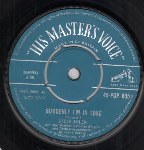 Steve Arlen - Suddenly I'm In Love - 7 Inch