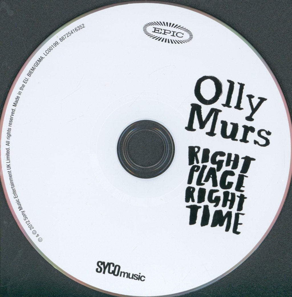 Olly Murs - Right Place Right Time - Cd