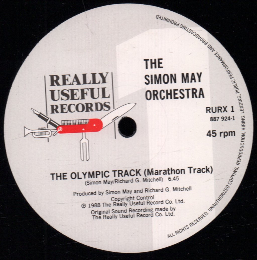 Simon May Orchestra - Olympic Track - 12 Inch