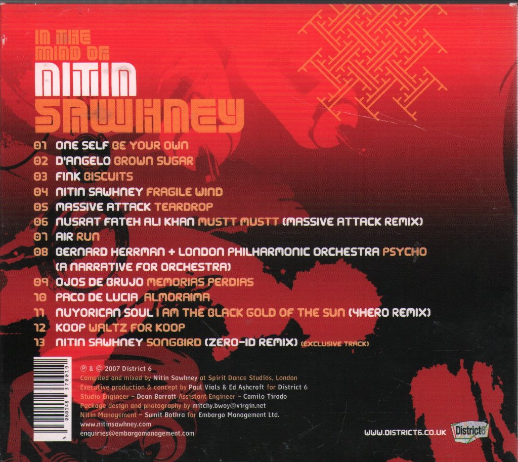 Nitin Sawhney - In The Mind Of Nitin Sawhney - Cd