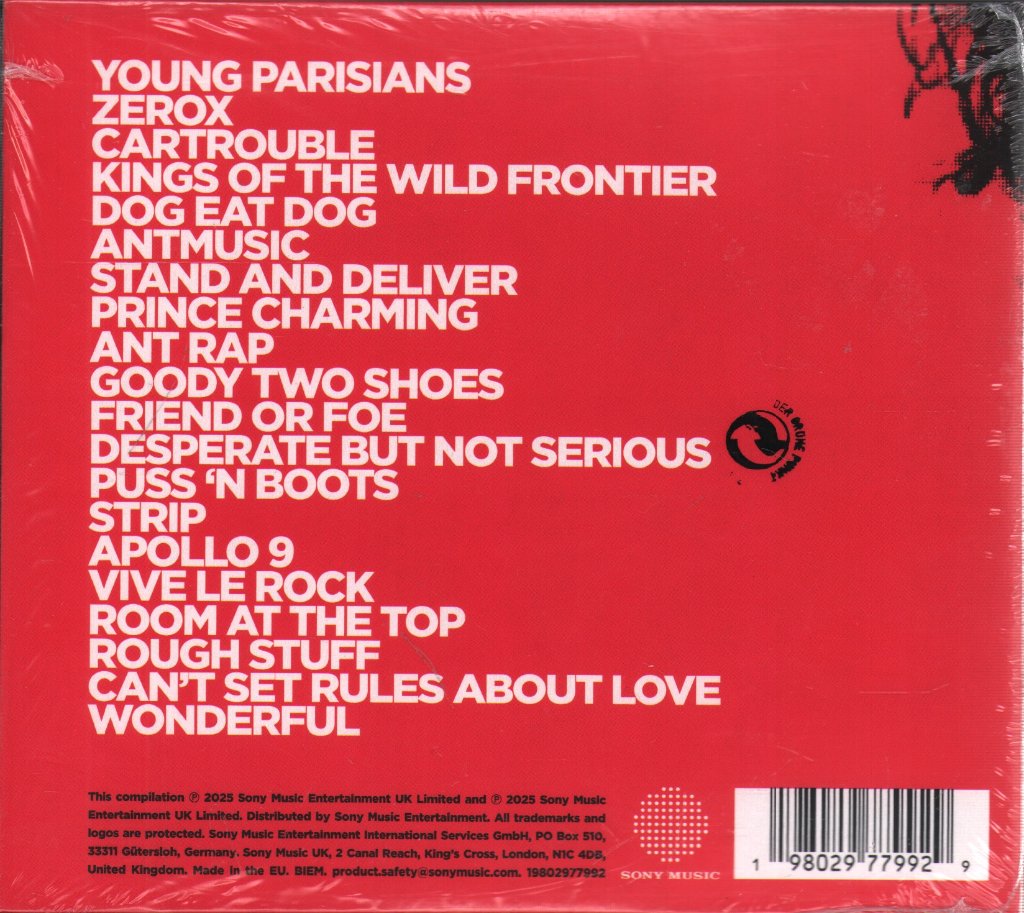 Adam Ant - Singles - Cd