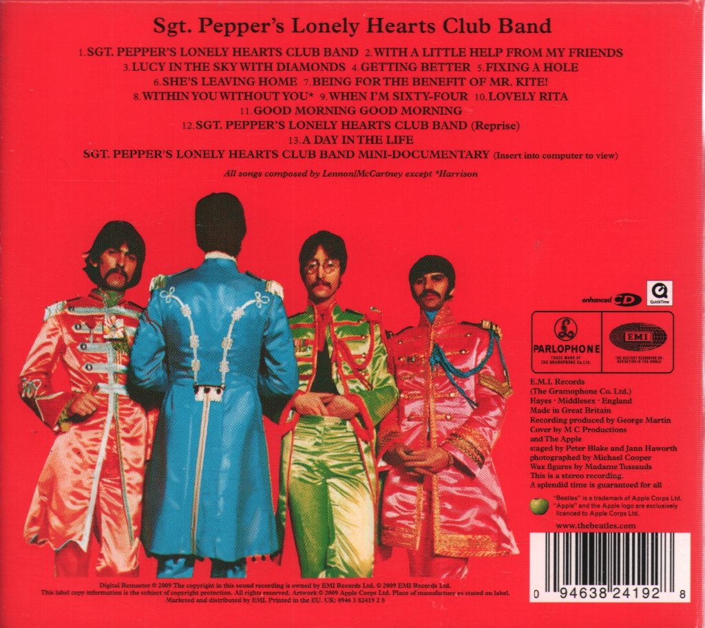 Beatles - Sgt. Pepper's Lonely Hearts Club Band - Cd