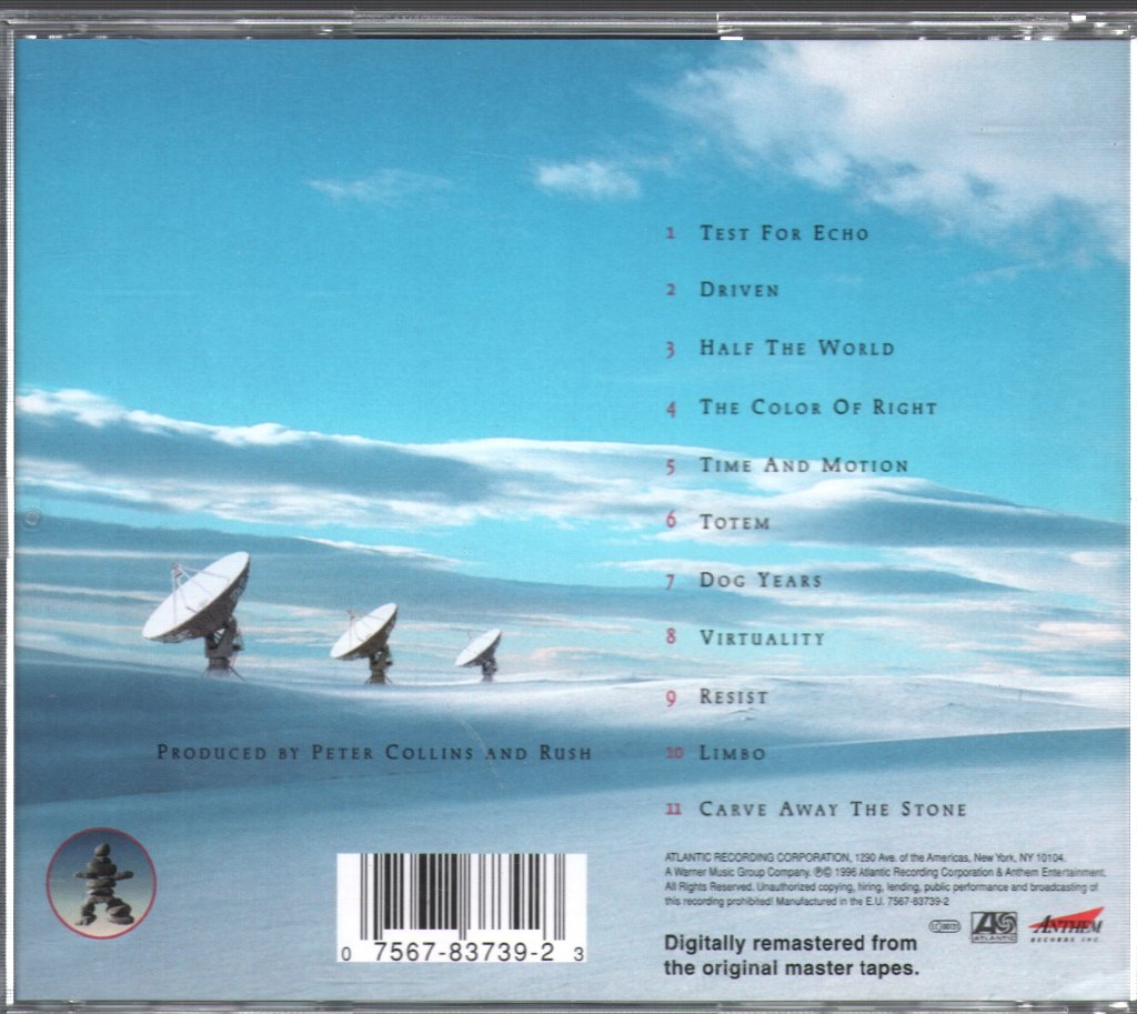 Rush - Test For Echo - Cd