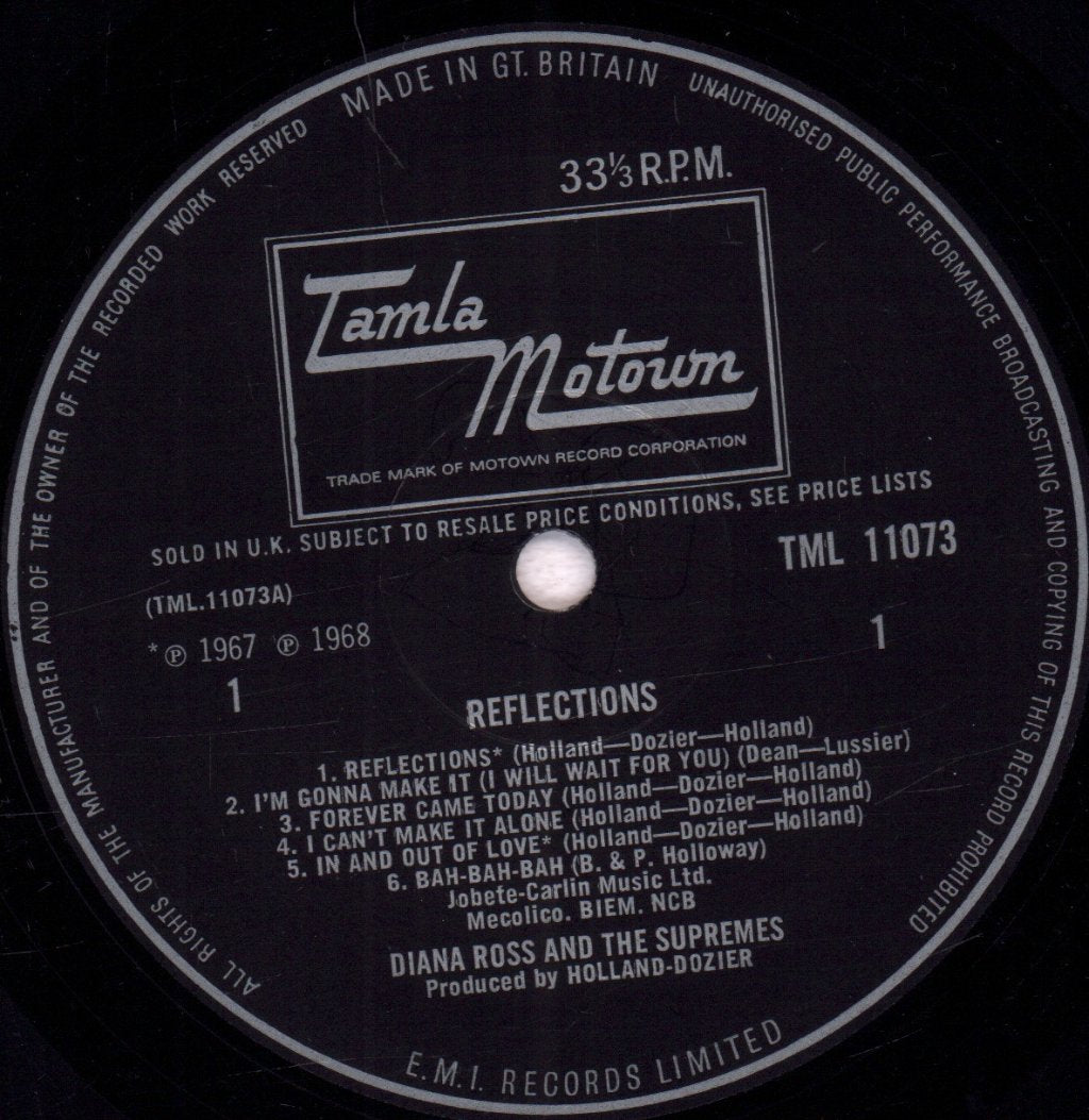 Diana Ross And The Supremes - Reflections - Lp