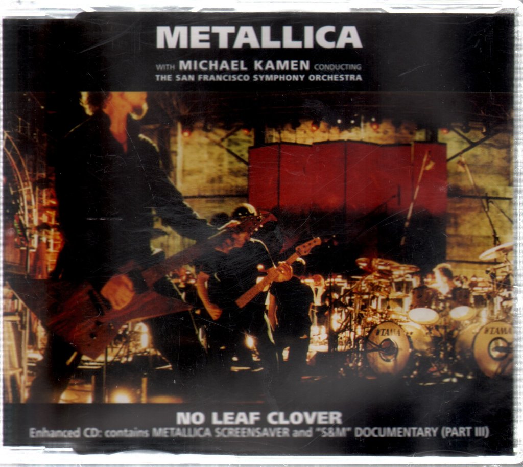 Metallica With Michael Kamen Conducting The San Francis - No Leaf Clover - Cd