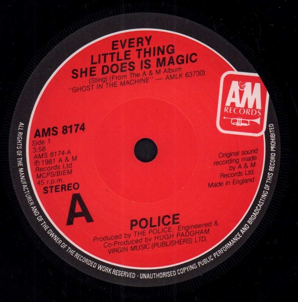 Police - Every Little Thing She Does Is Magic - 7 Inch
