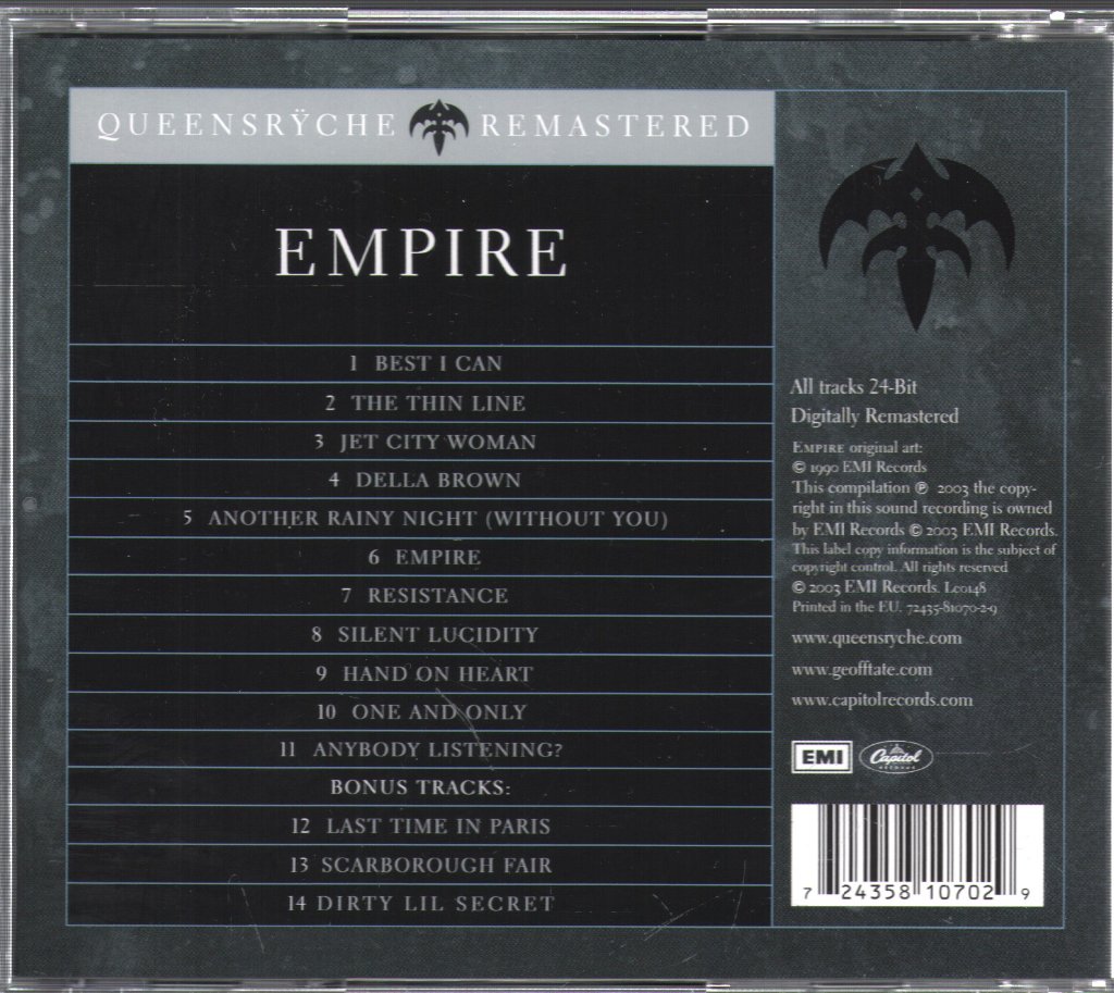 Queensrÿche - Empire - Cd