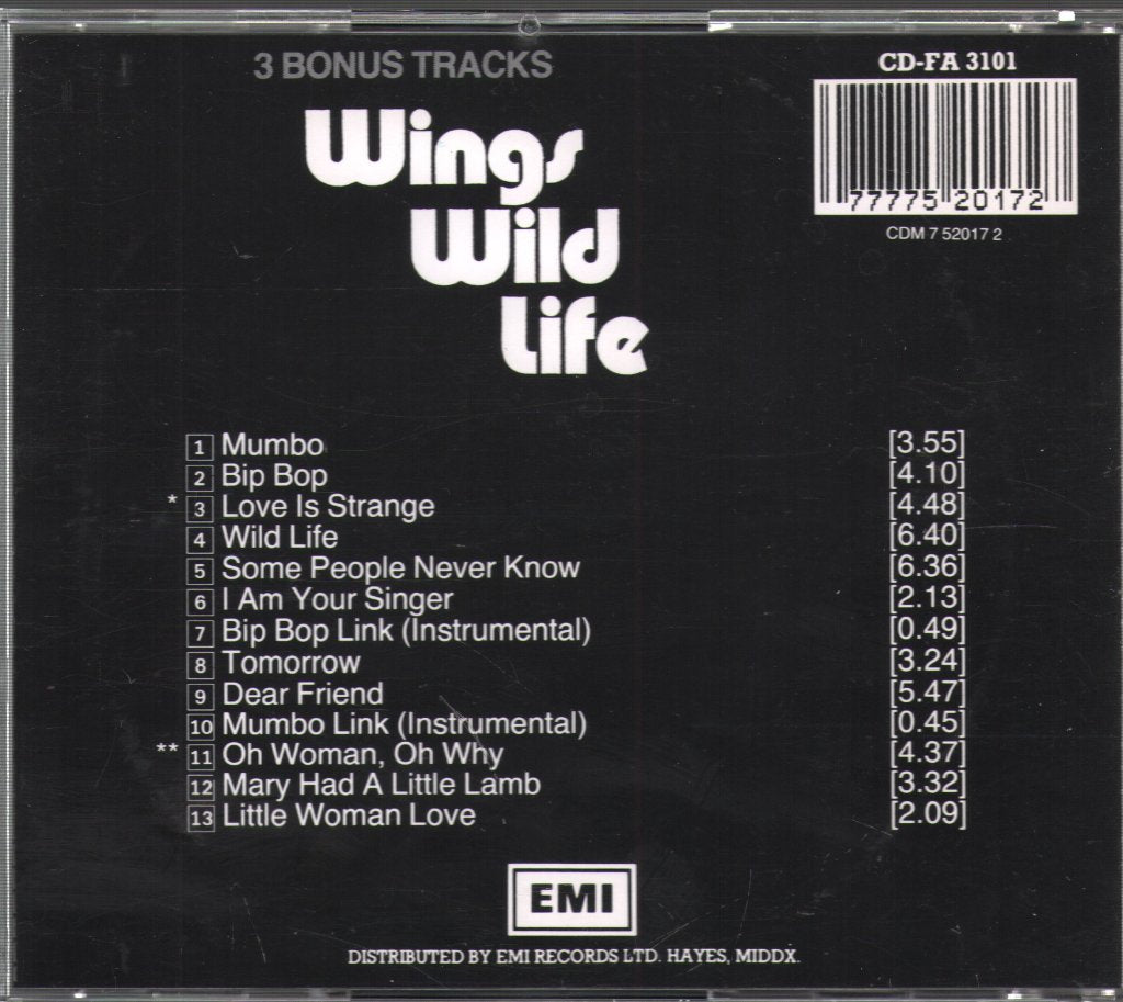 Wings - Wild Life - Cd