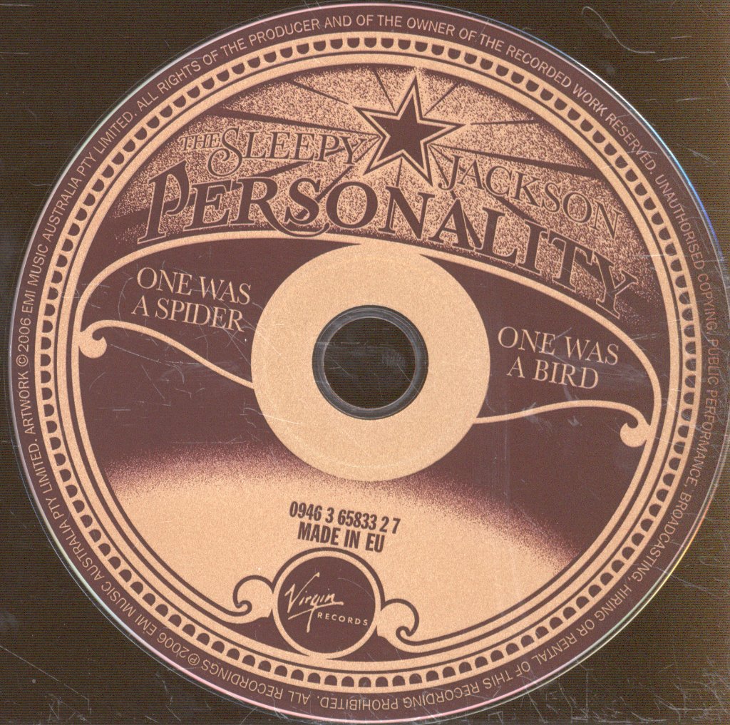 Sleepy Jackson - Personality (One Was A Spider, One Was A Bird) - Cd