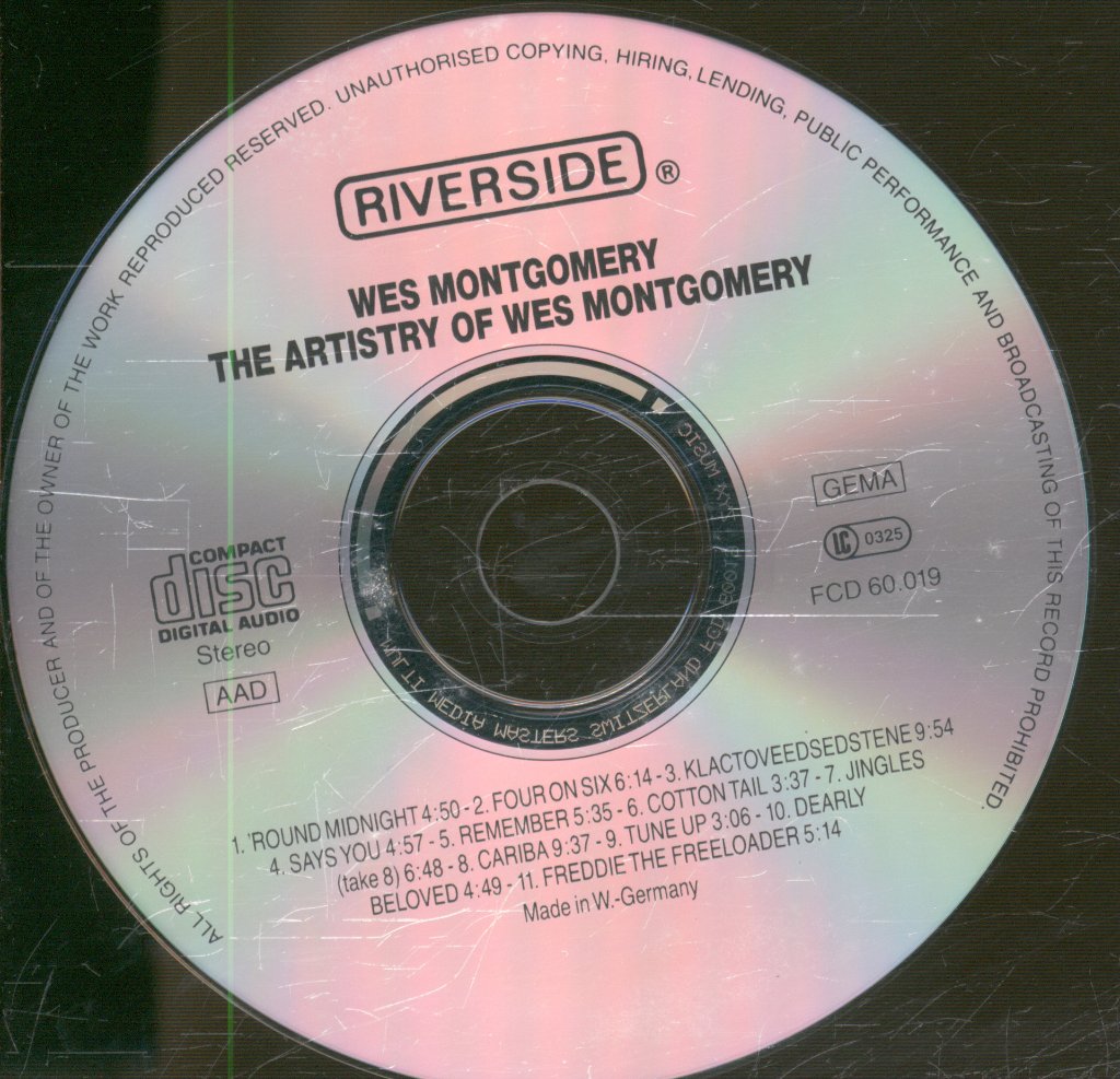 Wes Montgomery - Artistry Of Wes Montgomery - Cd