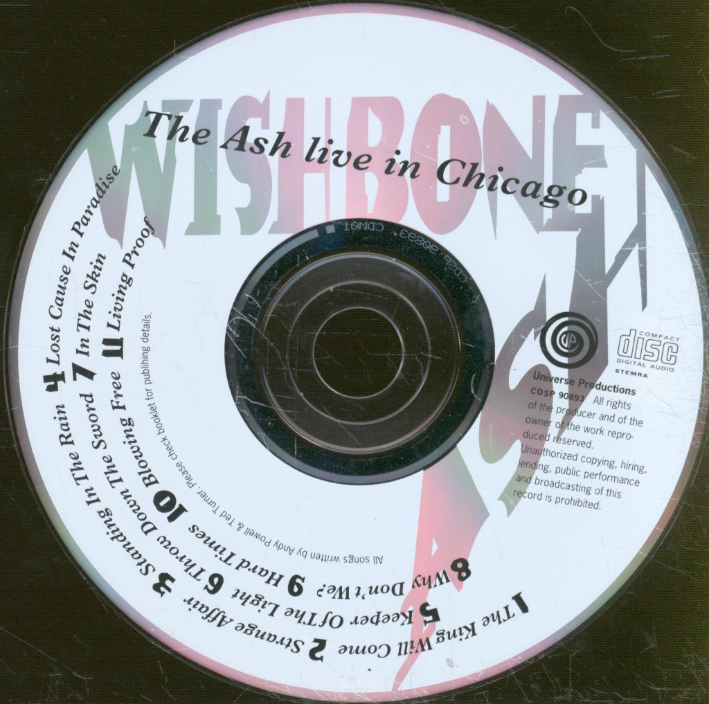 Wishbone Ash - Ash Live In Chicago - Cd