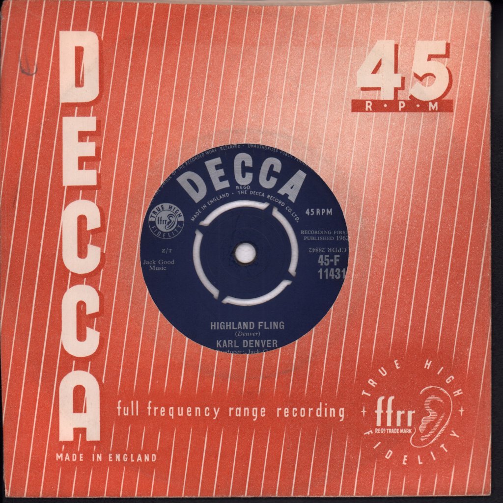 Karl Denver - Never Goodbye - 7 Inch