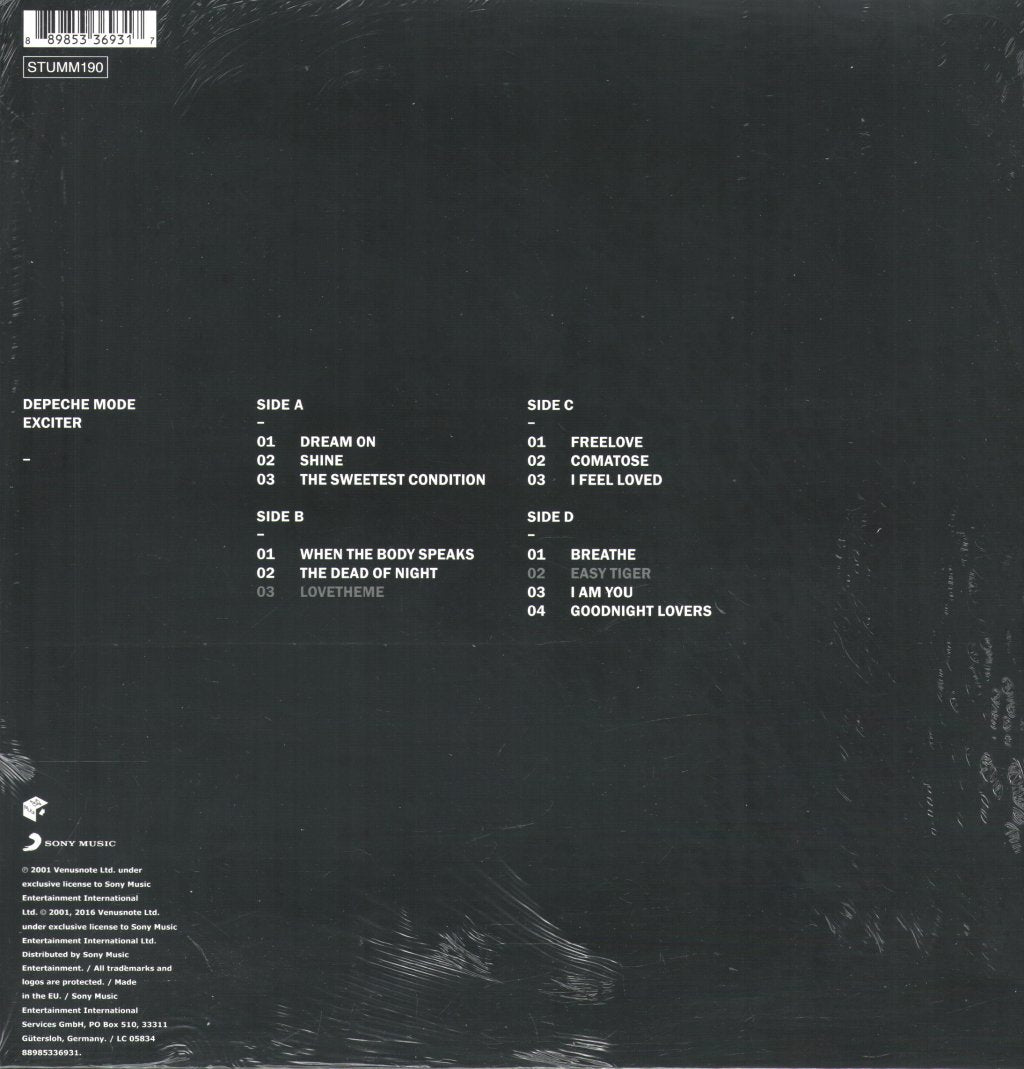 Depeche Mode - Exciter - Double Lp