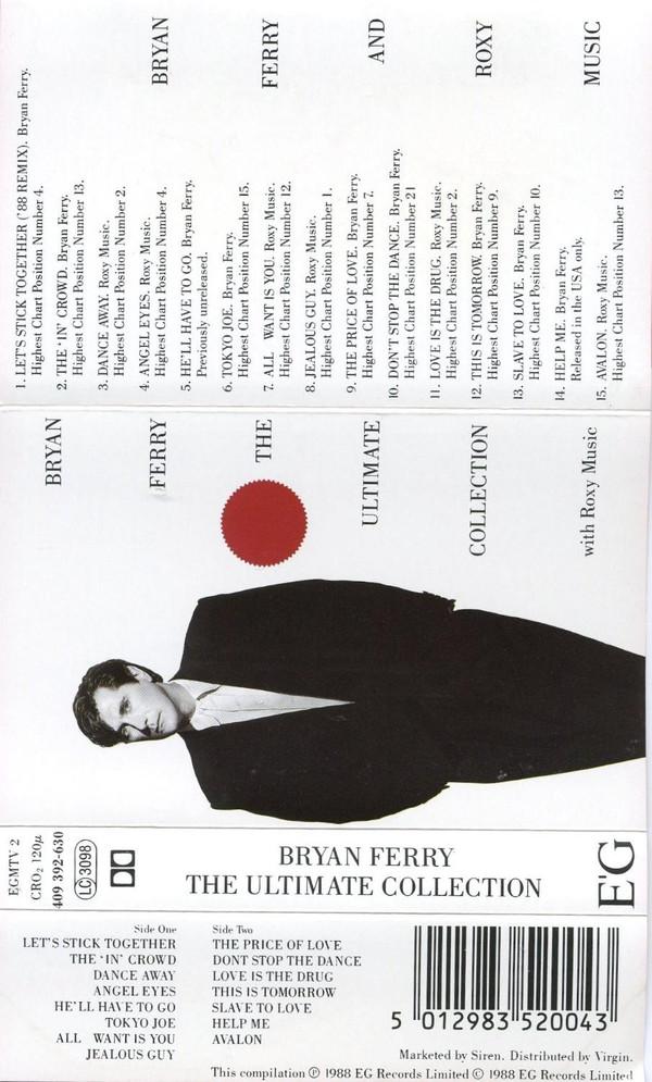 Bryan Ferry / Roxy Music - Ultimate Collection - Cassette