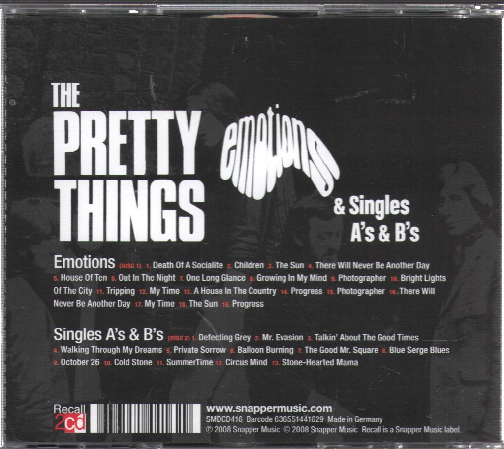 Pretty Things - Emotions & Singles A's & B's - Double Cd