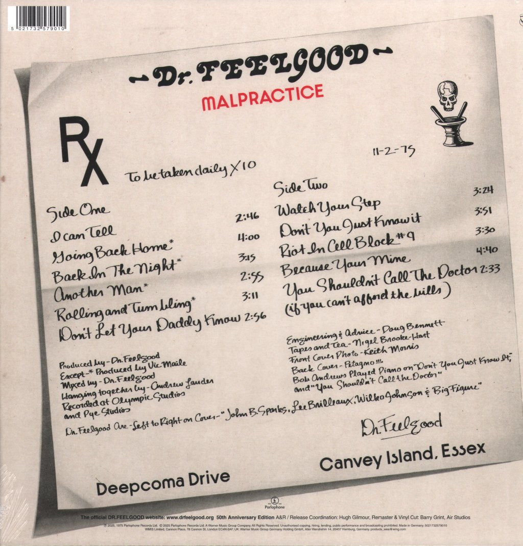 Dr. Feelgood - Malpractice - Lp