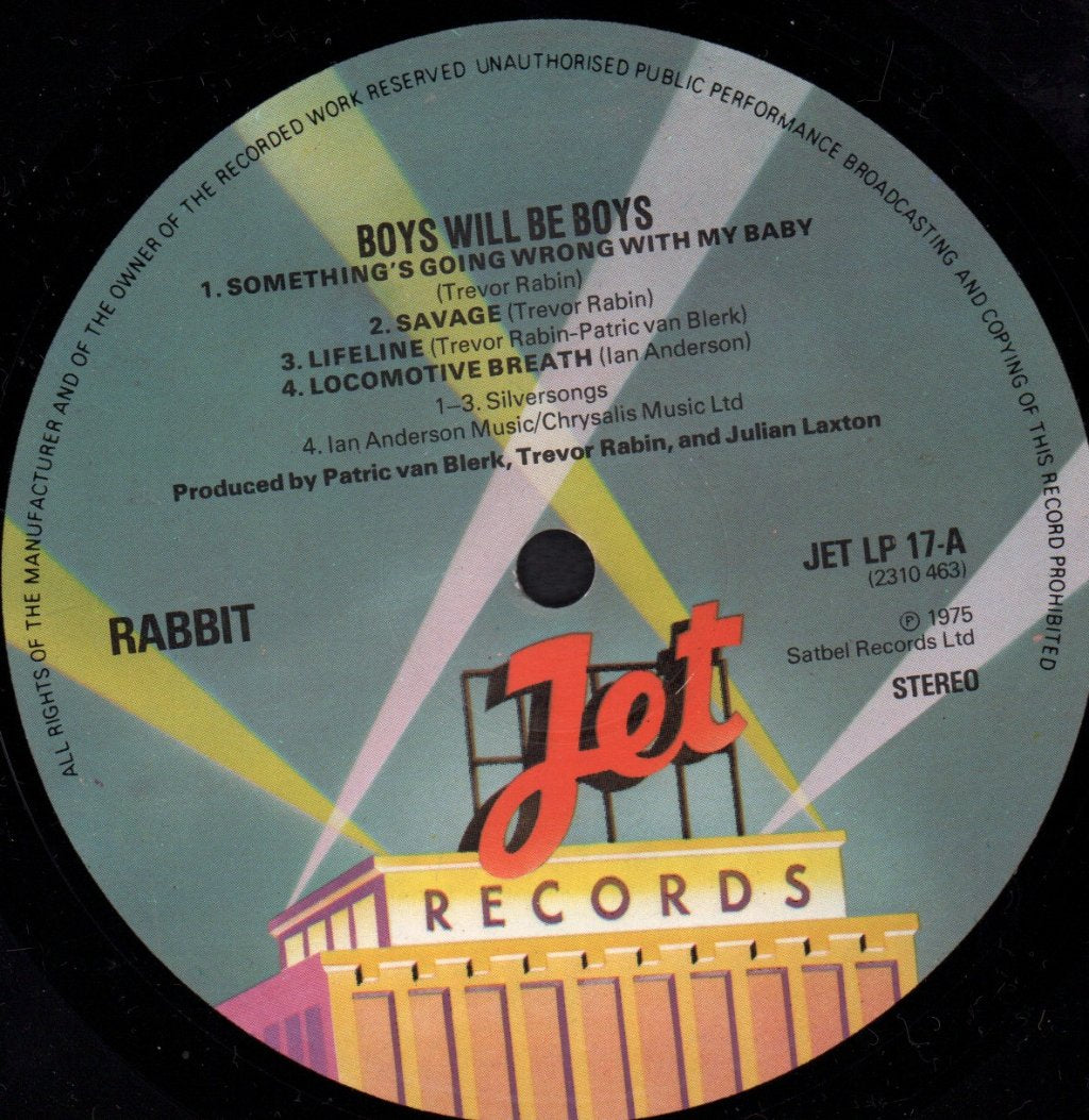 Rabbitt - Boys Will Be Boys - Lp