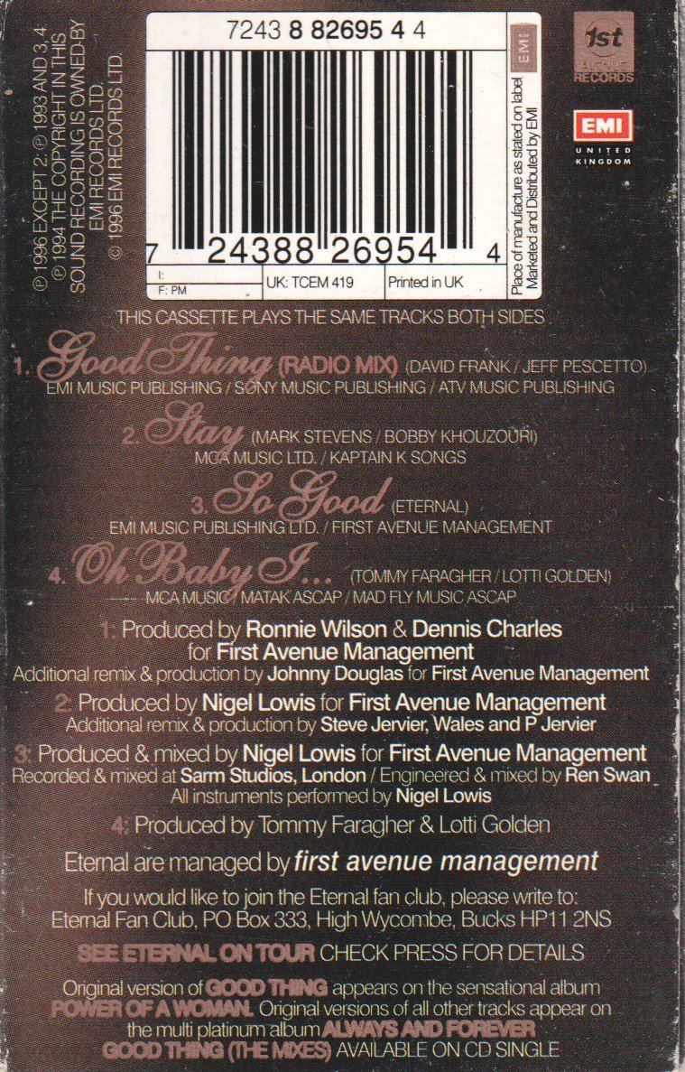 Eternal (Female Group) - Good Things - Cassette