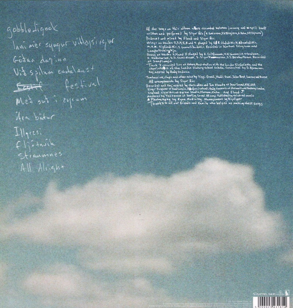 Sigur Rós - Með Suð Í Eyrum Við Spilum Endalaust - Double Lp