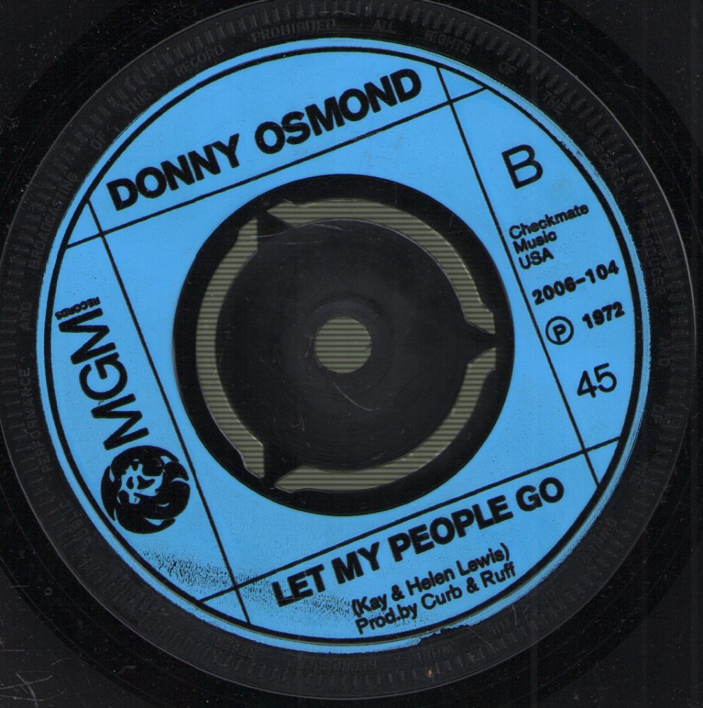 Donny Osmond - Puppy Love - 7 Inch