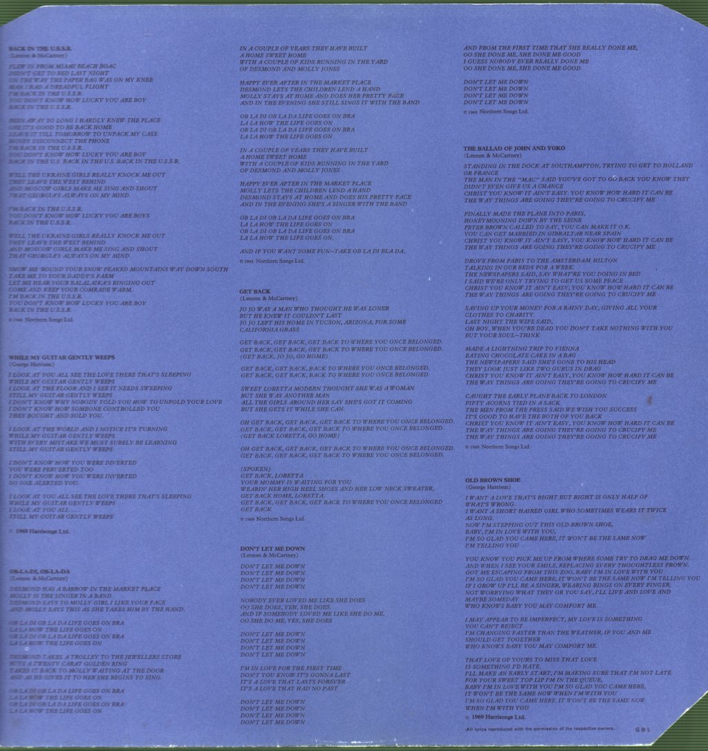 Beatles - 1967-1970 - Double Lp