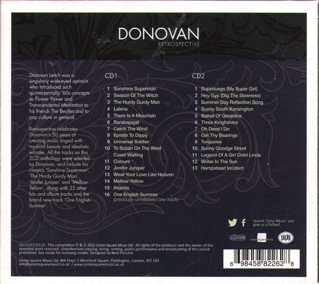Donovan - Retrospective - Cd Set