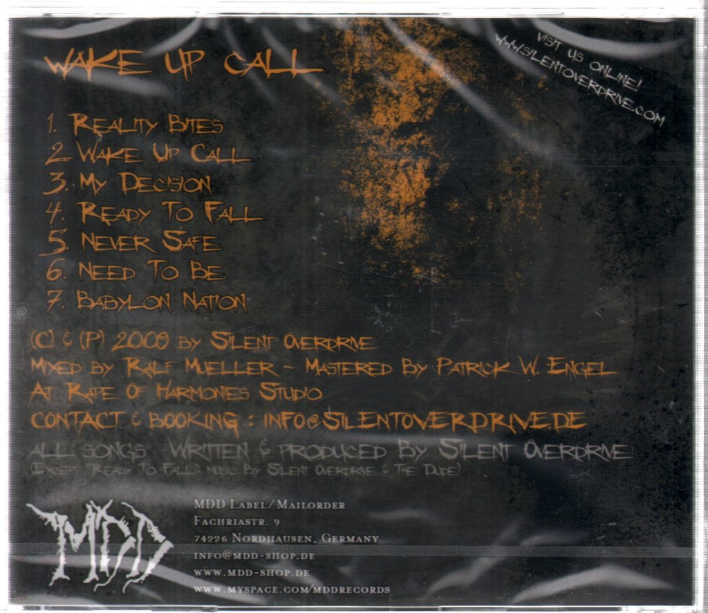 Silent Overdrive - Wake Up Call - Cd
