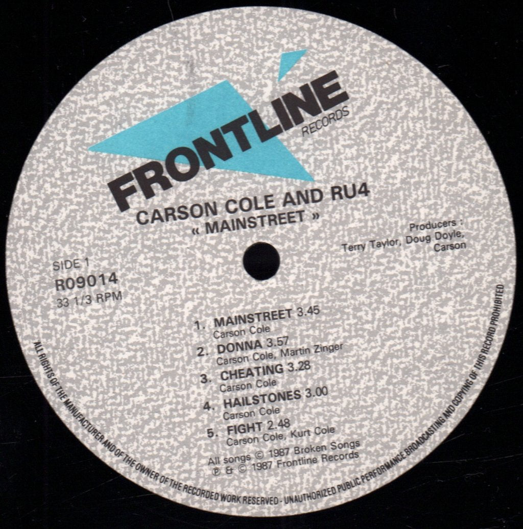 Carson Cole And RU4 - Mainstreet - Lp