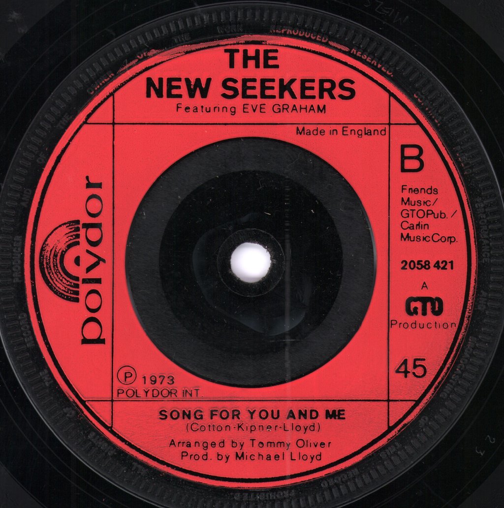 New Seekers - You Won't Find Another Fool Like Me - 7 Inch