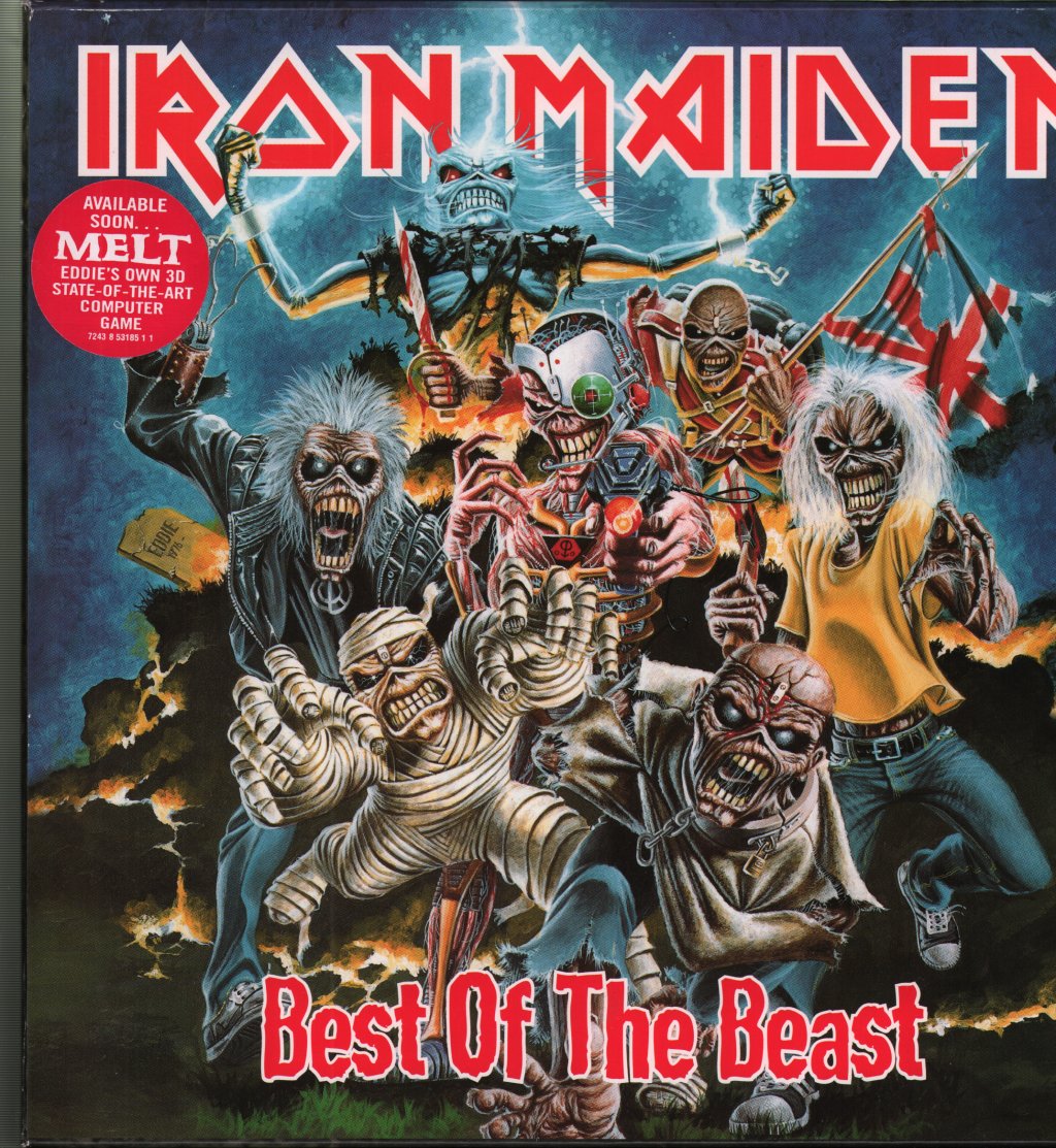 Iron Maiden Best Of The Beast レコード 4枚組 Iron Maiden - Best Of The Beast - Lp Set – Vinyl Tap