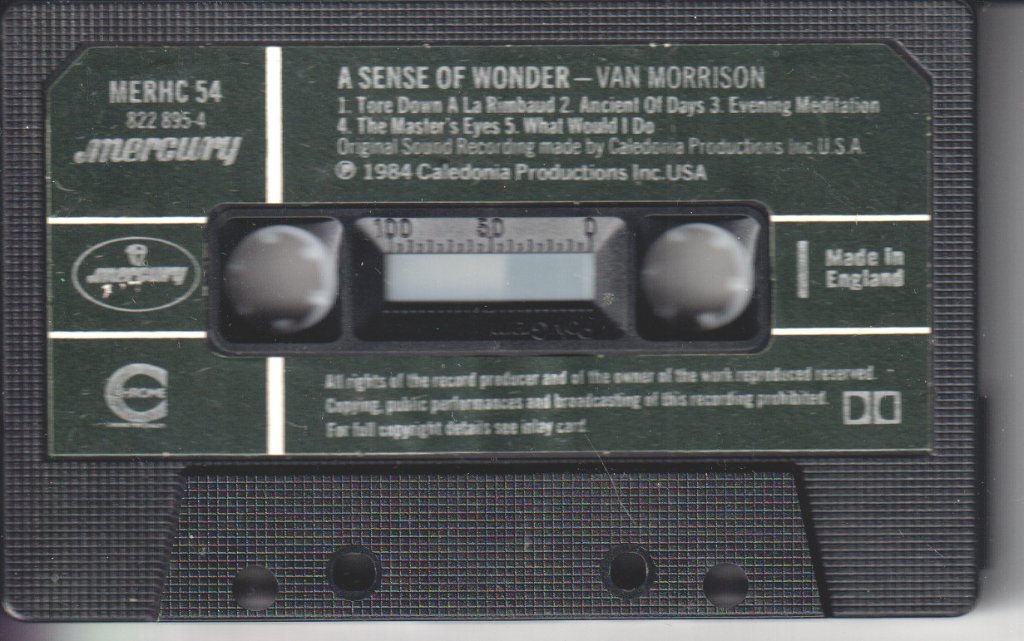 Van Morrison - A Sense Of Wonder - Cassette