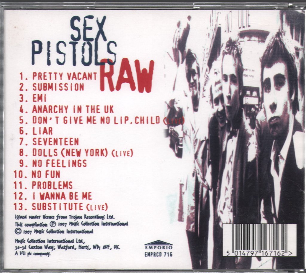 Sex Pistols - Raw - Cd