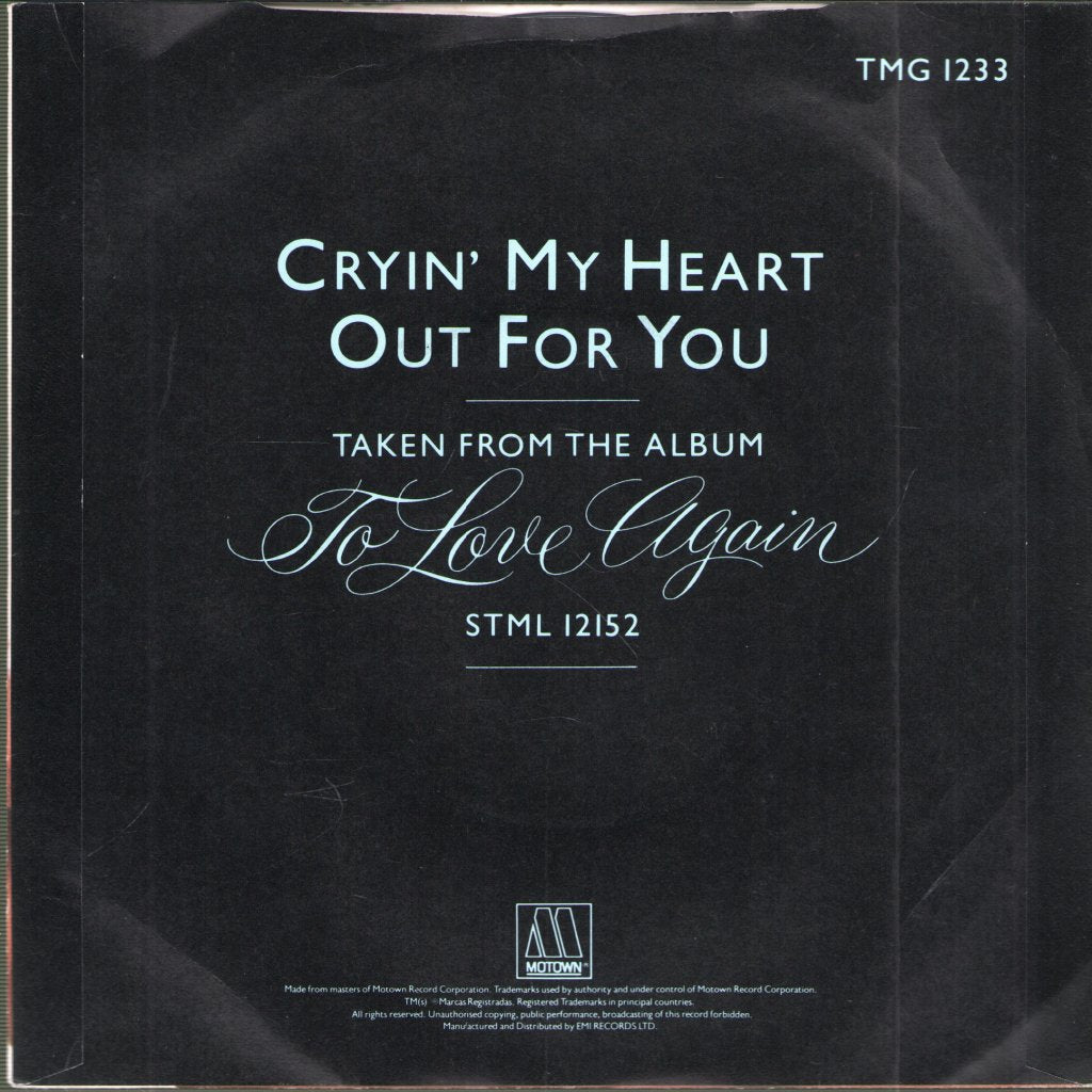 Diana Ross - Cryin' My Heart Out For You - 7 Inch