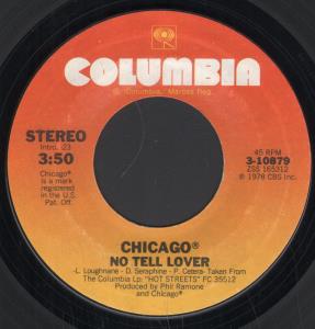 Chicago - No Tell Lover - 7 Inch