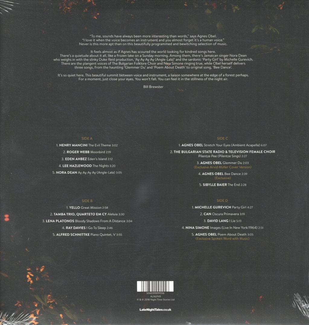 Agnes Obel - LateNightTales - Double Lp
