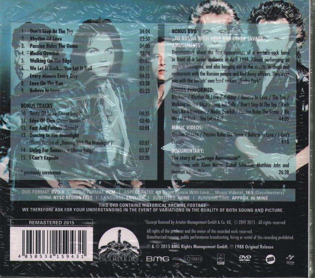 Scorpions - Savage Amusement - Cd/Dvd