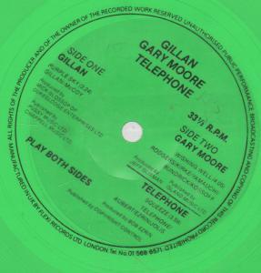 Gillan/Gary Moore/Telephone - Purple Sky/Wishing Well/Squeeze - 7 Inch