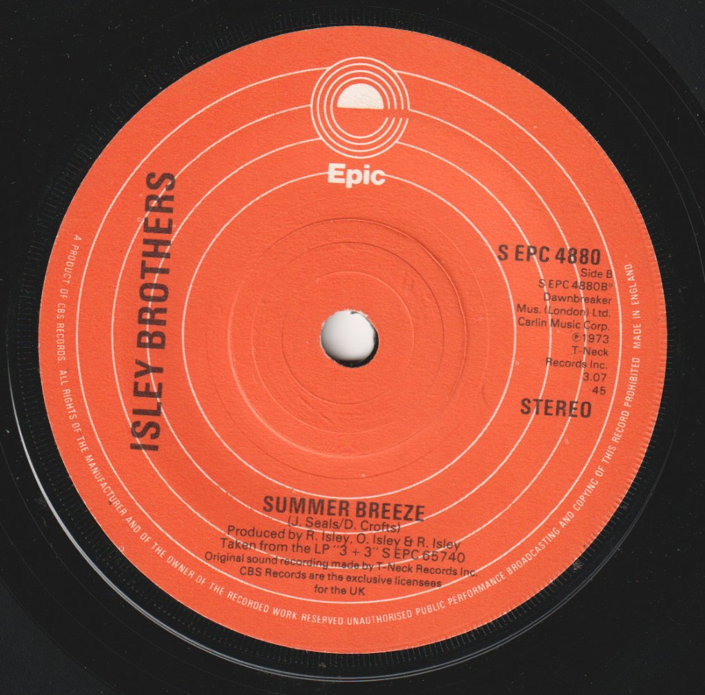 Isley Brothers - That Lady / Summer Breeze - 7 Inch