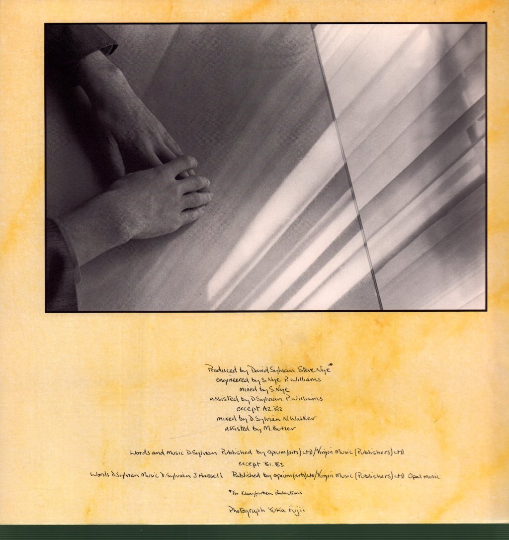 David Sylvian - Brilliant Trees - Lp