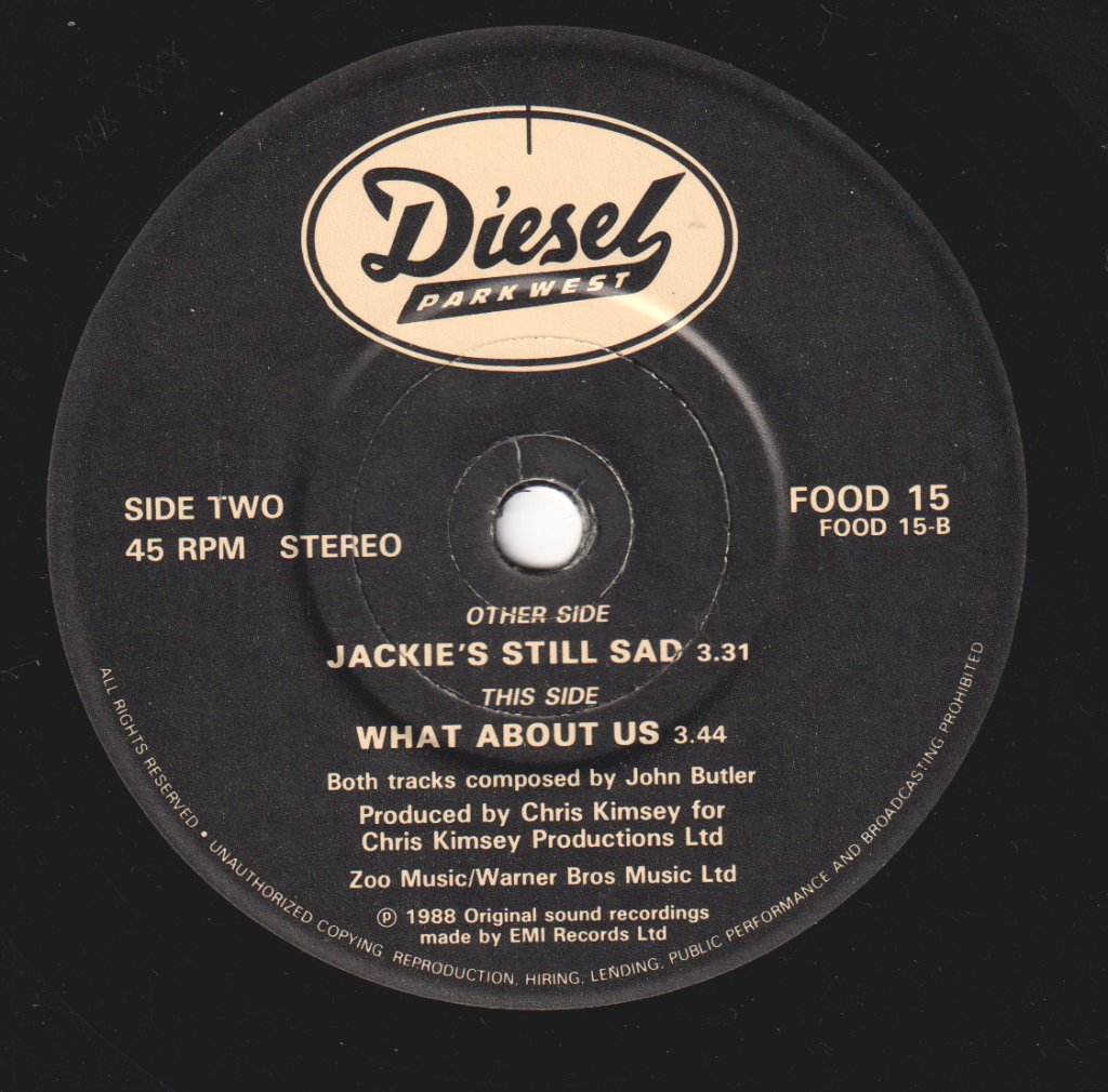 Diesel Park West - Jackie's Still Sad - 7 Inch