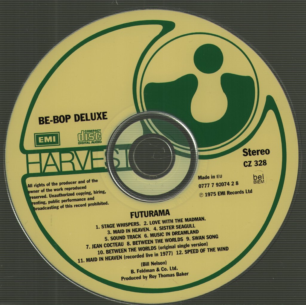 Be Bop Deluxe - Futurama - Cd