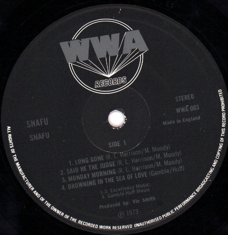 Snafu - Snafu - Lp