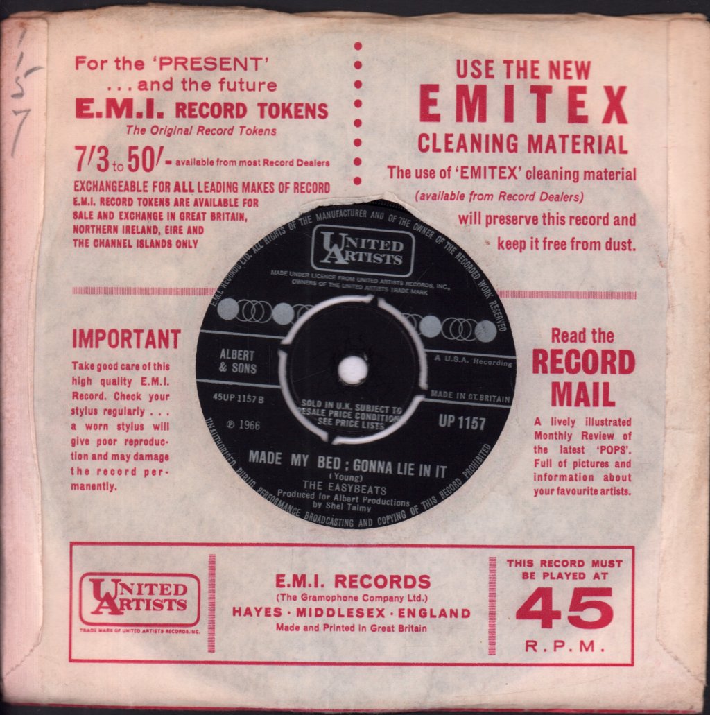 Easybeats - Friday On My Mind - 7 Inch