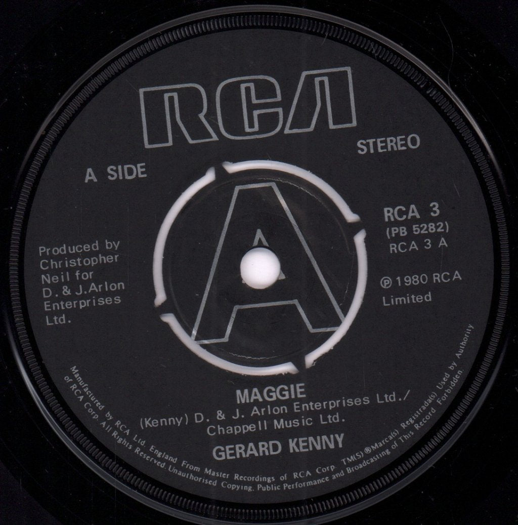Gerard Kenny - Maggie - 7 Inch