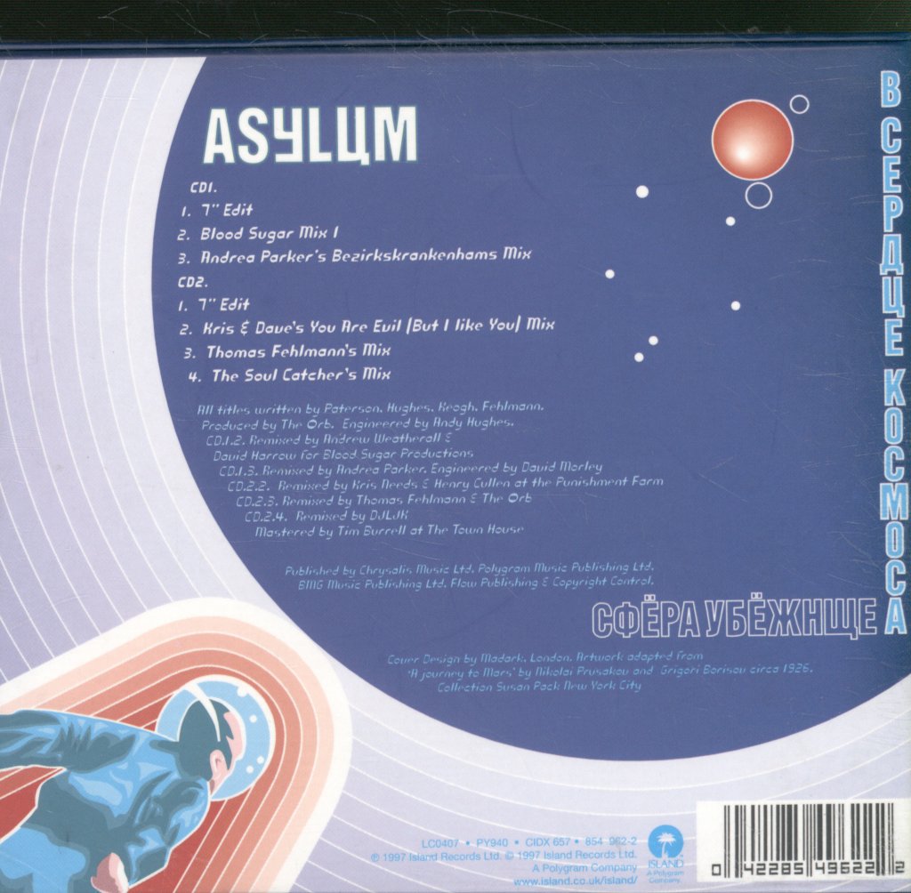 ORB - Asylum - Cd